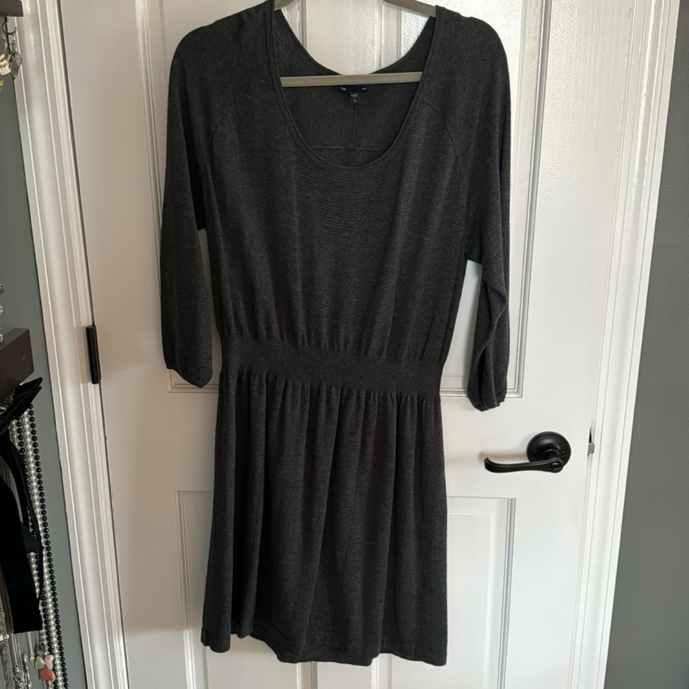 Gap dark grey sweater dress size XL